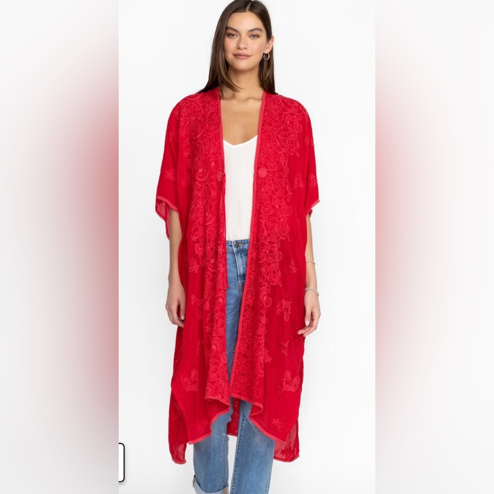 Johnny Was Sea Georgia Kimono one size fits most NWT